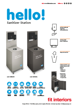 katalogbilde hello sanitizer station